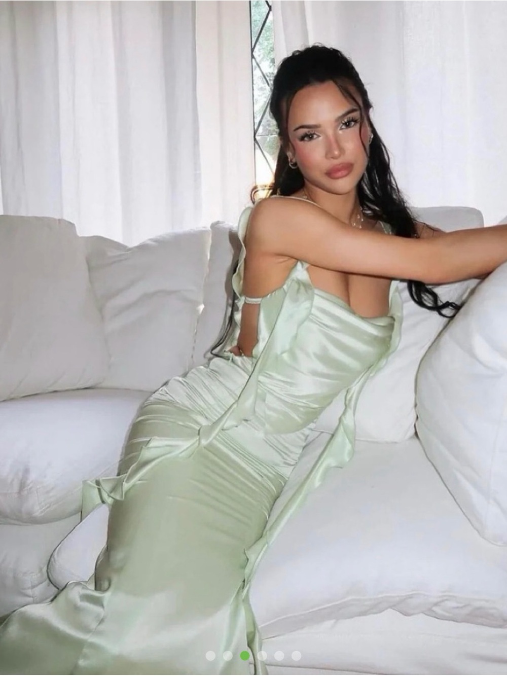 Nana Jacquline Caroline Dress in Green